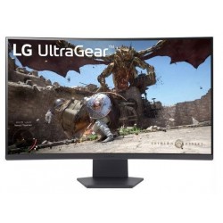 LCD Monitor LG 32GS60QC-B 32" Gaming/Curved Panel VA 2560x1440 16:9 180 Hz Matte 1 ms Tilt 32GS60QC-B