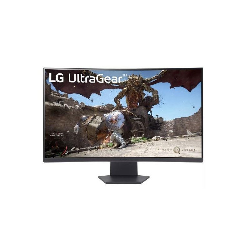 LCD Monitor LG 32GS60QC-B 32" Gaming/Curved Panel VA 2560x1440 16:9 180 Hz Matte 1 ms Tilt 32GS60QC-B