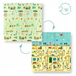 MD04 KIDS FOLDING MAT CITY 195x180CM NILS FUN