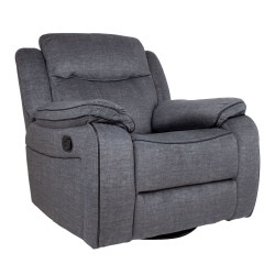 Recliner armchair GENTRY manual, grey