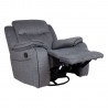 Recliner armchair GENTRY manual, grey