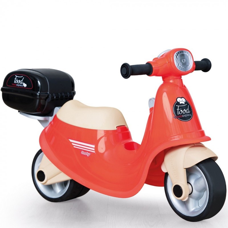 SMOBY Retro Scooter with Rack Food Delivery