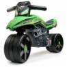 FALK Racing Ride-on Green Motorbike Wide Wheels from 1 year