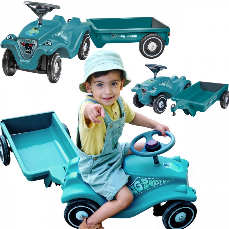 BIG Ride-on Bobby Car Classic Eco 2.0 with Trailer