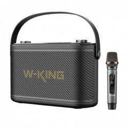 Bezvadu skaļrunis W-KING  Wireless Bluetooth Speaker W-KING H10 S 80W + microphone (black) 