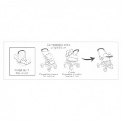 SMOBY Maxi Cosi Quinny 3in1 toitmistool nukule Baby Carrier Rocker