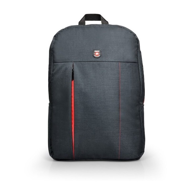 Port Designs Portland backpack Casual backpack Black, Red Linen, Polyester