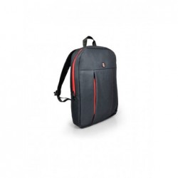 Port Designs Portland backpack Casual backpack Black, Red Linen, Polyester