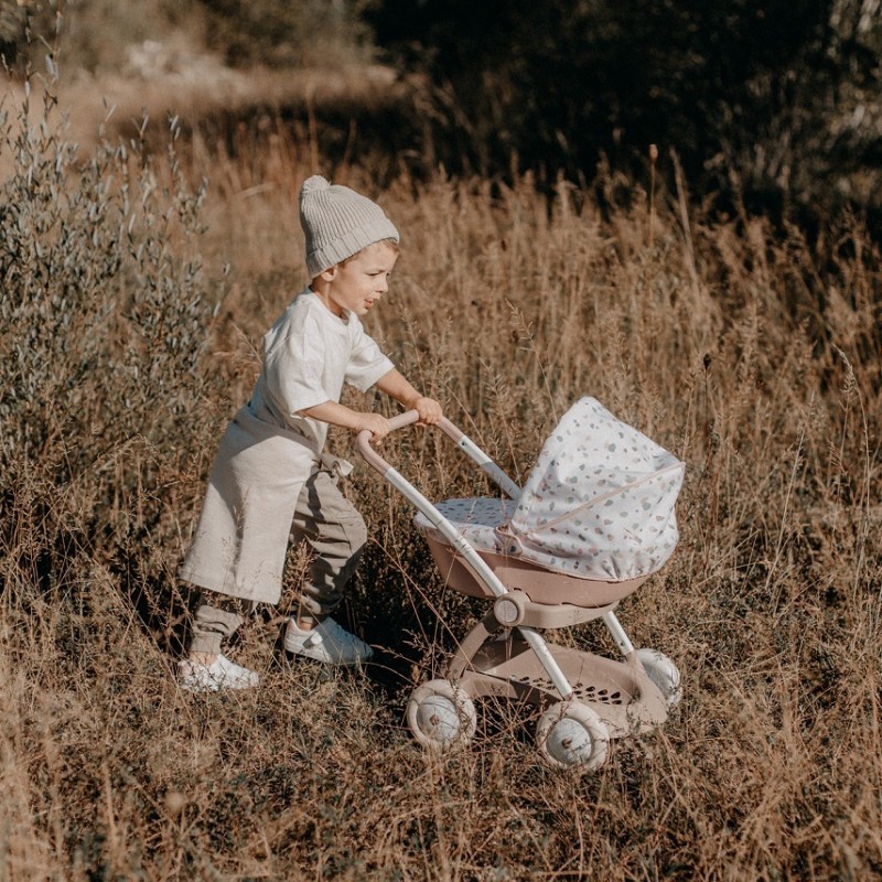 Smoby 'Baby Nurse' stroller for dolls - pastel