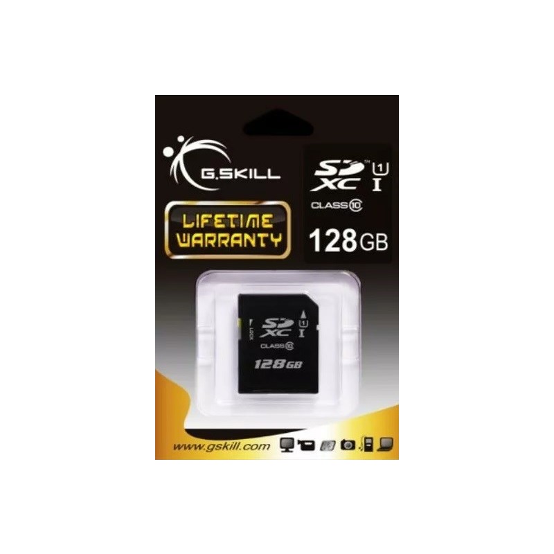 G.SKILL SDXC 128GB CLASS 10 UHS-I