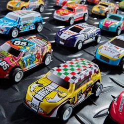 WOOPIE Race Car Set Cars in a Box 50 pcs + Map