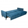 Sofa bed ANNA with storage box, bluish green velvet