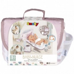 SMOBY Baby Nurse Changing Bag + Doll Accessories