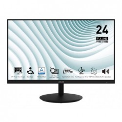 LCD Monitor MSI PRO MP242A 24" Panel IPS 1920x1080 100Hz Matte 1 ms Speakers Tilt Colour Black PROMP242A