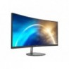 LCD Monitor MSI PRO MP341CQ 34" Business/Curved/21 : 9 Panel VA 3440x1440 21:9 100Hz Matte 4 ms Speakers Tilt PROMP341CQ