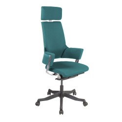 Task chair DELPHI teal blue