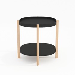 Side table NORAH 50x50xH55cm, black