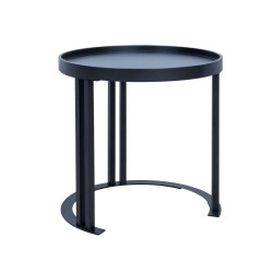 Side table KEIRA D50xH50cm, black