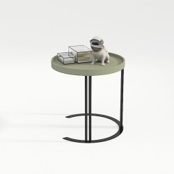 Side table KEIRA D50xH50cm, green