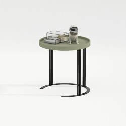 Side table KEIRA D40xH45cm, green