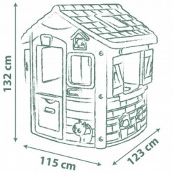 SMOBY Green Jura Garden House made of Bioplastic