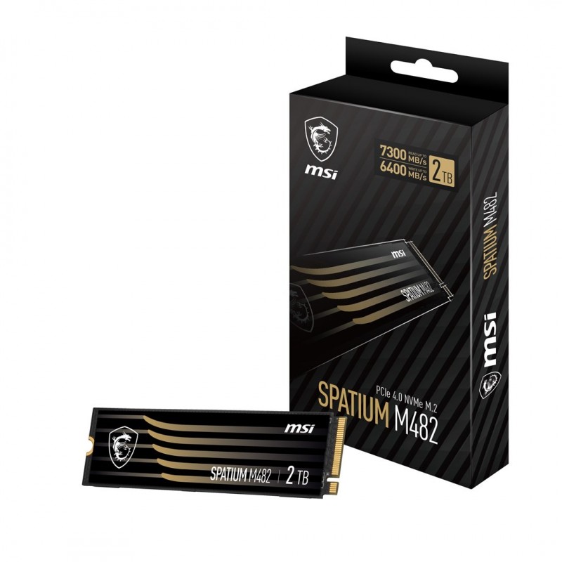 MSI SPATIUM M482 M.2 2 TB PCI Express 4.0 NVMe 3D NAND