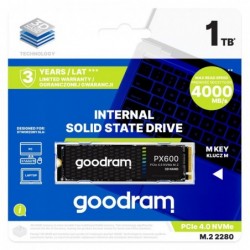 Goodram SSDPR-PX600-2K0-80 internal solid state drive M.2 2 TB PCI Express 4.0 NVMe 3D NAND