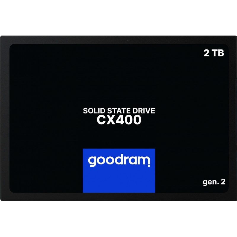 Goodram CX400 SSDPR-CX400-02T-G2 internal solid state drive 2.5" 2.05 TB Serial ATA III 3D NAND