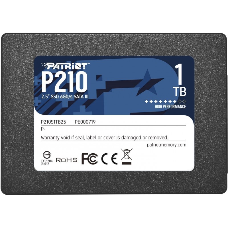 Patriot Memory P210 2.5" 1000 GB Serial ATA  III