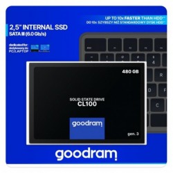 SSD Goodram CL100 Gen. 3 480GB Sata III 2,5  Retail