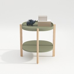 Side table NORAH 50x50xH55cm, green