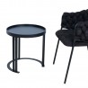 Side table KEIRA D50xH50cm, black