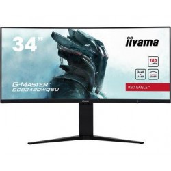 LCD Monitor IIYAMA 34" Gaming/Curved/21 : 9 Panel VA 3440x1440 21:9 180Hz Matte 0.4 ms Speakers Height