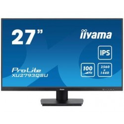 LCD Monitor IIYAMA 27" Business Panel IPS 2560x1440 16:9 100Hz Matte 1 ms Speakers Tilt Colour Black XU2793QSU-B6