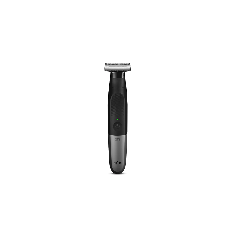 Braun Beard trimmer XT5200  Black/Silver Cordless or corded Wet & Dry