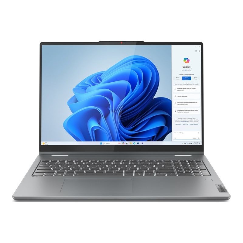 Lenovo IdeaPad 5 2-in-1 16AHP9 Luna Grey 16 " OLED Touchscreen 2K 2048 x 1280 pixels Glossy AMD Ryzen 5