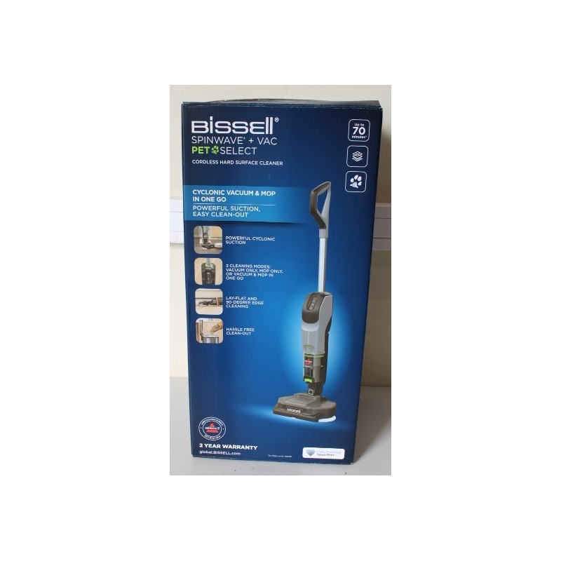 SALE OUT. Bissell SpinWaveu00ae+ Vac PET Select, Cordless Hard Surface Cleaner, Handstick,  Bissell Hard Surface