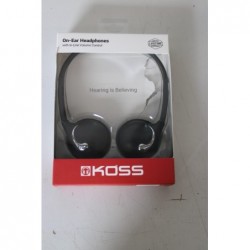 SALE OUT. Koss KPH25 Headphones, On-Ear, Wired, Black,  Koss Headphones KPH25k Wired On-Ear DAMAGED PACKAGING