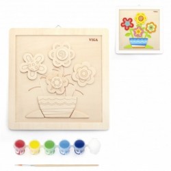 VIGA DIY Creativity Kit Painting Flowers