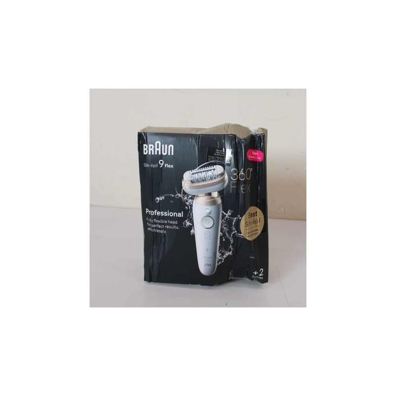 SALE OUT. Braun 9-011 3D Silk-epil 9 Flex Epilator, White/Gold Braun Epilator 9-011 3D Silk-epil 9 Flex |