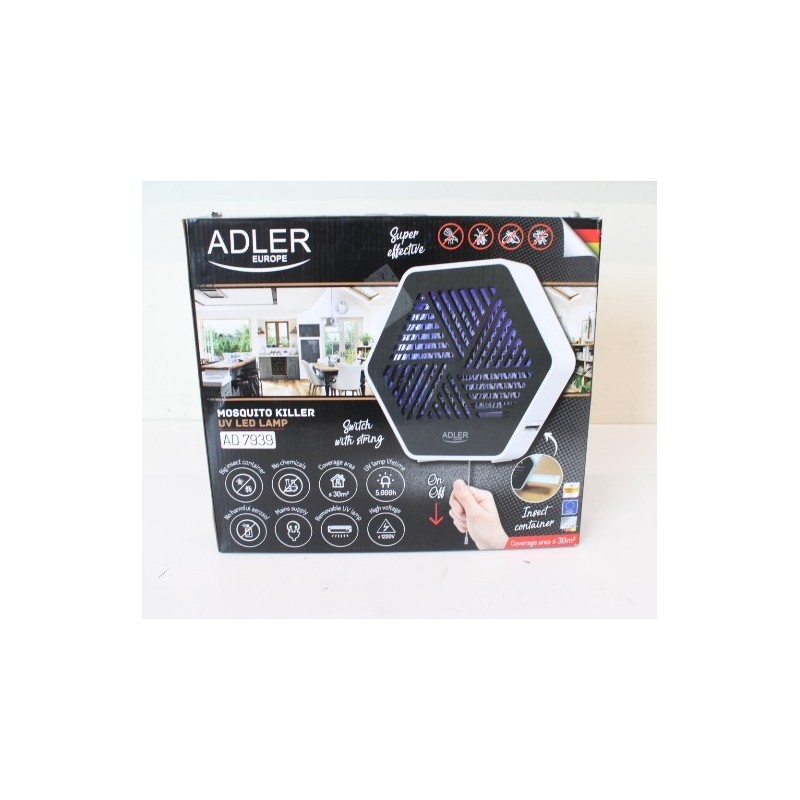 SALE OUT. Adler AD 7939 Mosquito killer lamp UV, DAMAGED PACKAGING, SCRATCH ON SIDE EDGE Adler Mosquito killer lamp