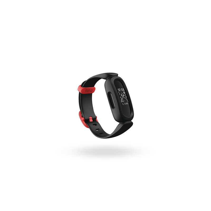 Fitbit Ace 3 Fitness tracker OLED Touchscreen Waterproof Bluetooth Black/Racer Red