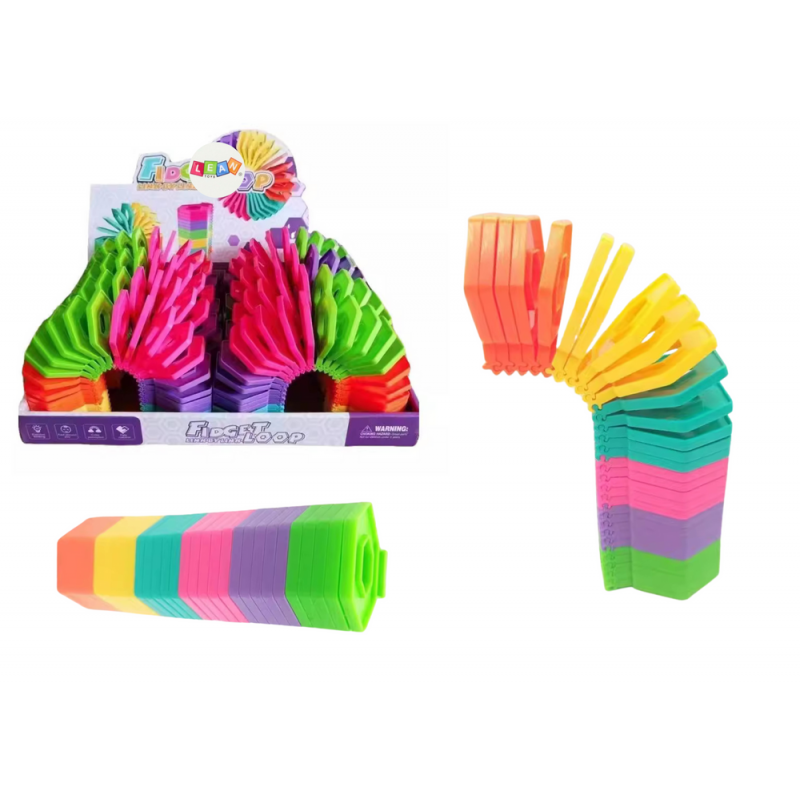 Sensory Toy Anti-Stress Folding Spring Wheels