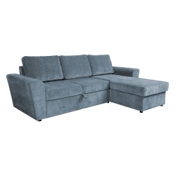 Corner sofa bed INGMAR sea blue