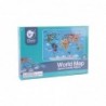 CLASSIC WORLD Puzzle World Map Continents 48 pcs.