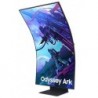 LCD Monitor SAMSUNG 55" Gaming/Curved Panel VA 3840x2160 16:9 165Hz Matte 1 ms Speakers Pivot Height