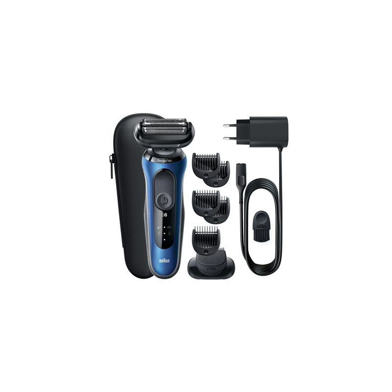 Braun Shaver 61-B1500s Operating time (max) 50 min Wet & Dry Blue/Black