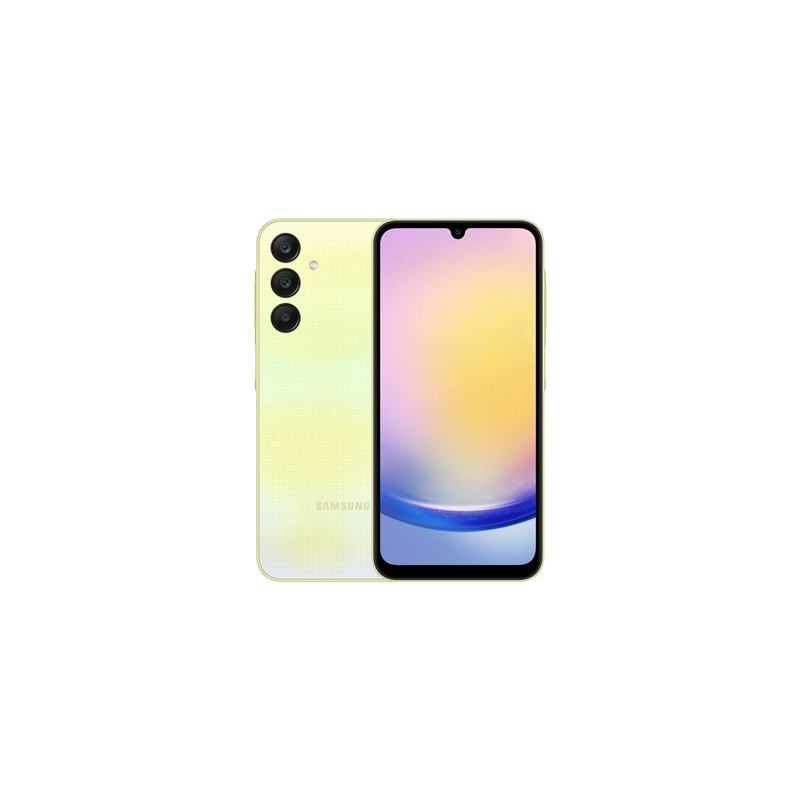 Samsung Galaxy A25 (A256) Yellow 6.5 " Super AMOLED 1080 x 2340 pixels Exynos Internal RAM 6 GB 128 GB |