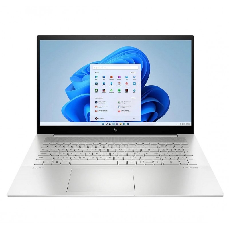 HP Envy 17T-CW000 i7-13700H 17.3"FHD 300nits AG 16GB DDR4 SSD512 IrisXe BT BLKB Win11 Natural Silver (REPACK) 2Y