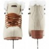 Roces Suede Eco-Fur Figure Skates (Suede Brown|35)